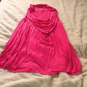 Lori Goldstein pink tunic